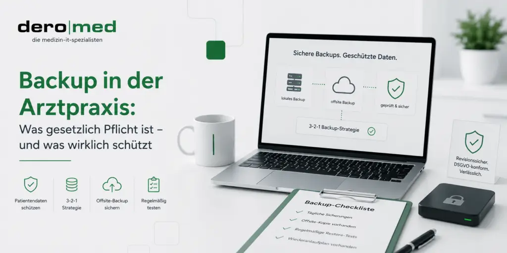 Backup in der Arztpraxis: Was gesetzlich Pflicht ist – und was wirklich schützt