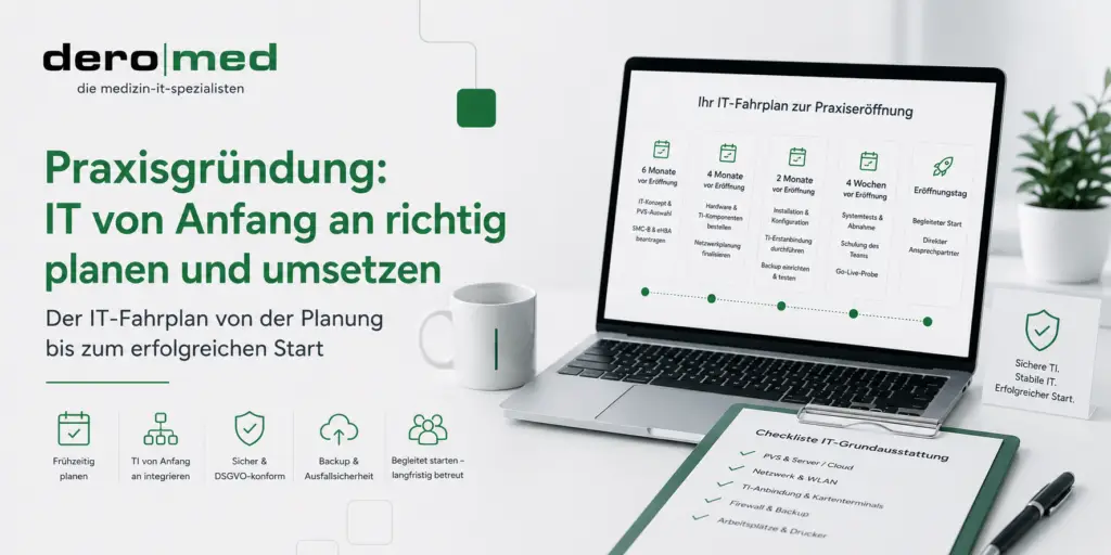 Praxis gründen in Berlin: Der IT-Fahrplan – von der Planung bis zum ersten Patienten